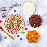 Diwali Gift Hamper Pack Mukhwas Soft Milky Supari & Motichure Laddoo