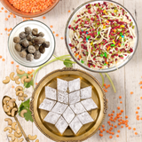 Diwali Gift Box - Royal Gift Hamper - Combo of Mukhwas Churan and Sweets - Small